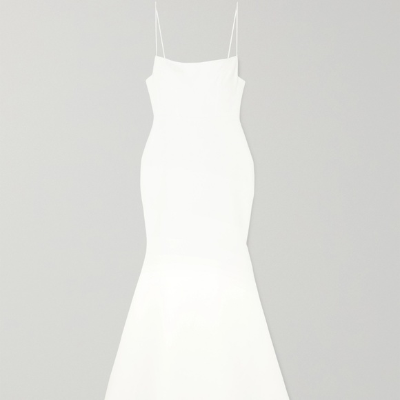 Alex Perry Dresses & Skirts - Alex Perry Eliza satin-crepe white gown NEW size 2